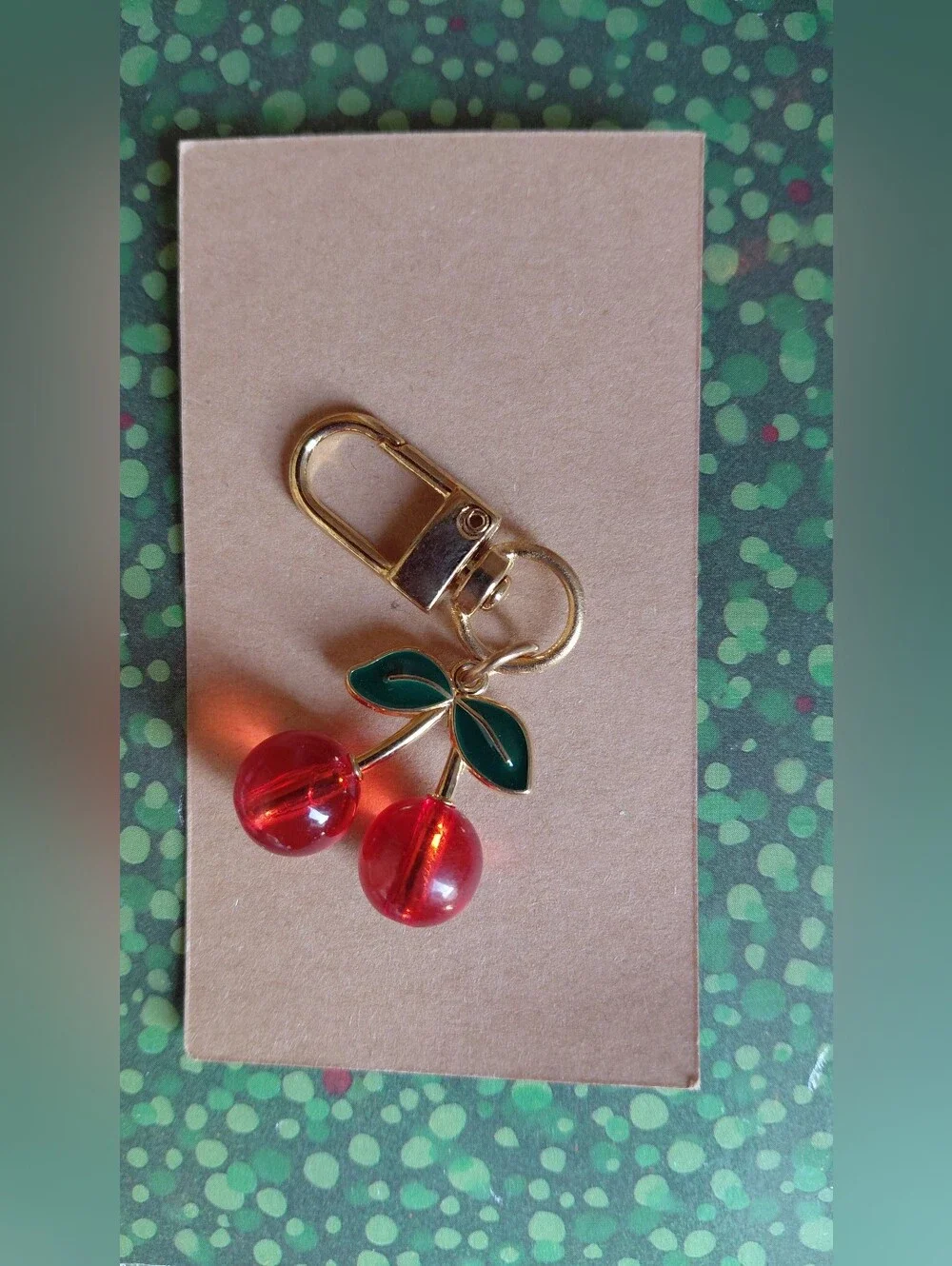 Cherry Bag Charm